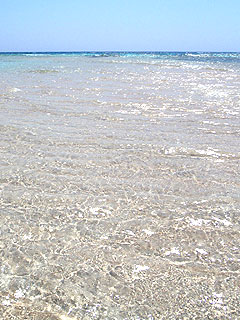 潮が引ききる前の百合ヶ浜