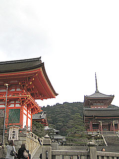 仁王門と三重の塔