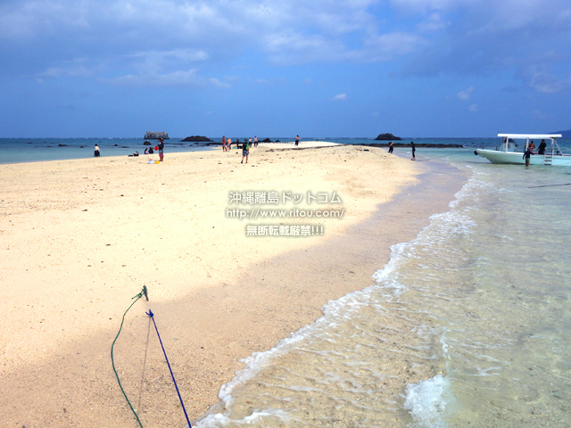 浜島の浜島の砂浜：大潮