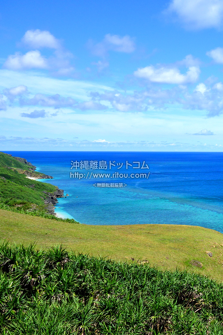 渡嘉敷島ハナレ島 海の色 沖縄離島の壁紙 写真