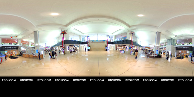 VR360度画像 新石垣空港到着ロビー