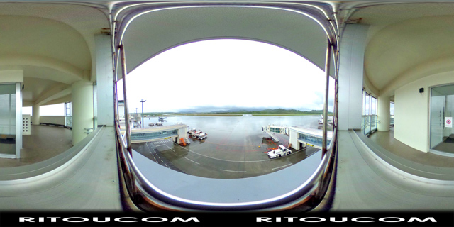 VR360度画像 新石垣空港展望台