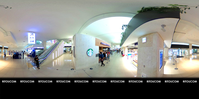 VR360度画像 日本最南端のスタバ＠新石垣空港