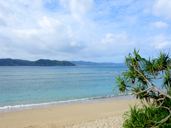 奄美大島のヤドリ浜