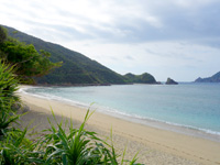 奄美大島のヤドリ浜 - ビーチは広いが砂は北部ほど綺麗じゃないかも