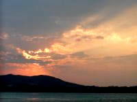 久米奥武島の奥武島からの夕日 - 東側の島なのに夕日も望めます