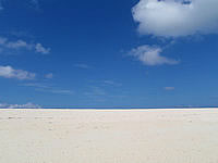 はての浜のナカノ浜内陸 - 白い砂の楽園