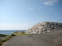 波照間島のペムチ浜展望台