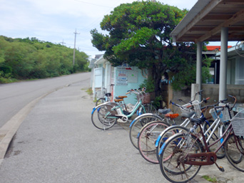 波照間島の西浜荘レンタサイクル/マルニシレンタサイクル：波照間港やニシ浜に最も近いレンタサイクル