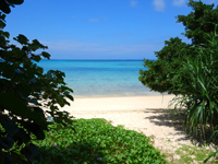 鳩間島の屋良浜 - 集落から気軽に行けるビーチ