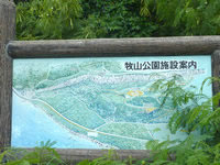伊良部島の牧山公園/豊見氏親墓碑 - 公園は広いがほとんど密林状態