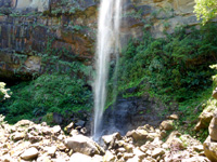 西表島のピナイサーラの滝/滝下 - ピナイサーラの滝の下側