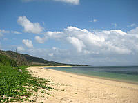 西表島の南風見田の浜 - 自然のままのビーチが延々続きます