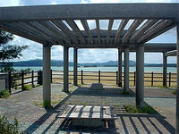 沖縄本島離島 屋我地島のロードパークの写真