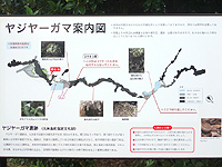 久米島のヤジャーガマ洞窟/鍾乳洞 - 鍾乳洞マップ/ガイド