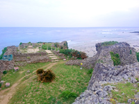 沖縄本島 南部の具志川城跡の写真
