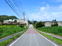 渡嘉敷島の渡嘉志久集落/トカシクの集落 - 集落までは猛烈な坂道を経由します