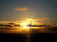 与那国島の日本最後の夕日 - きれいな夕日は運なのでなかなか見れないかも？