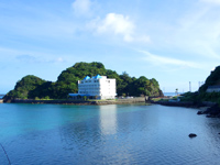 奄美大島のスパリゾート奄美山羊島ホテル(旧シーサイドホテル) - 山羊島唯一の施設